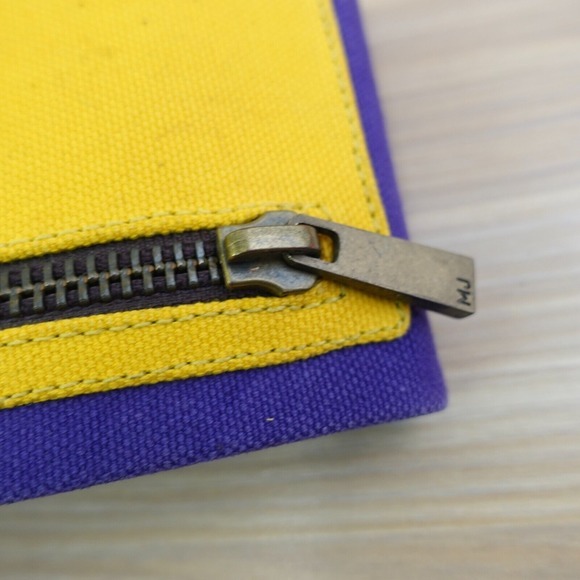 Colorblock Cinch Waist Belt Womens S MARC JACOBS‎ Blue Yellow Canvas Grunge Edgy main image 13